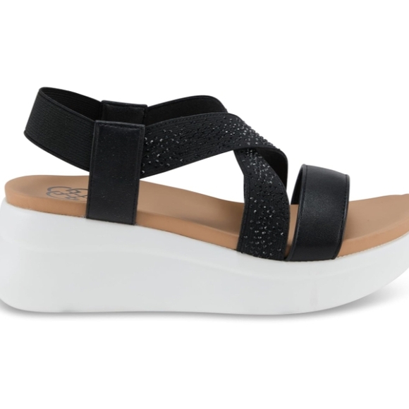 Daisy Fuentes Strappy Wedge Sandal - Picture 1 of 12
